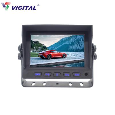 China For Game Best Selling 5 Inch Tft LCD Car Monitor With AV Input Headrest Rear View Monitor 5 Inch 2Ch Tft Monitor for sale