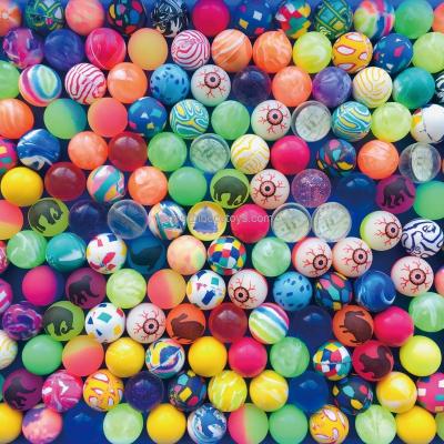 China Sports Toys Fancy Bouncing Balls 25mm For Toy Ball Vending Machine for sale