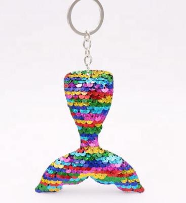 China MERMAID COLOR BLING GLITTER CHANGING KEY CHAIN ​​1524 for sale