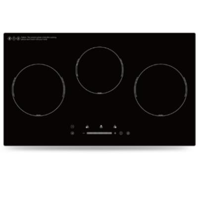 China Factory price three electric induction cooker home appliance stove cooktops eco-friendly CB certification build in high end style for sale