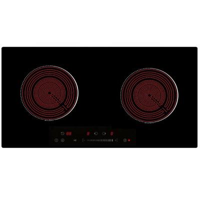 China Household Double Burner Infrared Cooker 2000+2000W for sale