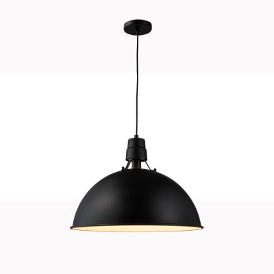 China SPECIAL SALE BLACK modern iron round e27 industrial lighting hotel hanging large pendant lamp vintage BULB NOT INCLUDED for sale