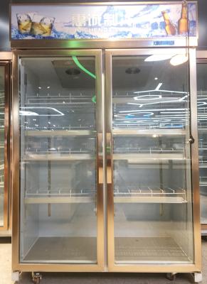 China Single-temperature Retail Store Display Fridge Display Fridge Commercial Upright Supermarket Mall Beverage Refrigerator for sale