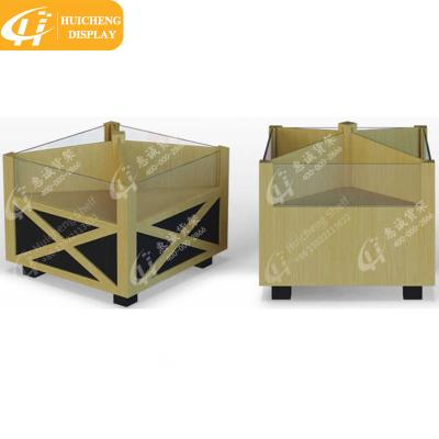 China Double sided supermarket grain display rack rice racks than snacks display rack mall grain display racks for sale