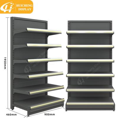 China Double Sided Or Single Sided Deli Shelving Display Racks Supermarket Shelves For General Grocery Supermarket Shelf Gondola Shelving for sale