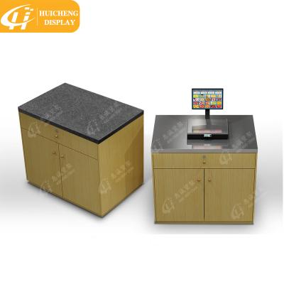 China Display Supermarket Shelving Retail Store Checkout Counter Grain Weighing Counter Supermarket Weighing Table for sale