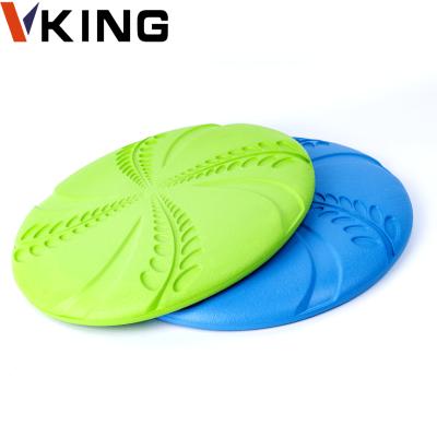 China Vigorous Viable Bite Resistant EVA Floating Durable Interactive Training Pet Outdoor Toys Dog Frisbeed for sale