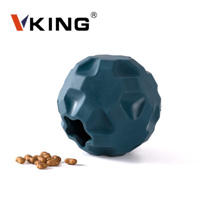 China Toy Factory 2021 NEW Design Viable Indestructible Rubber Ball Disjoint Interactive Dog Food Puzzle Dog Toy for sale