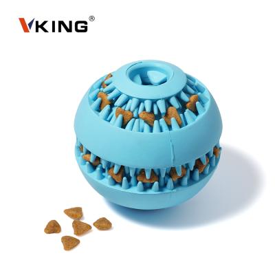 China Special Stored Dog Food Storage Amazon Factory Teeth Cleaning Disjointed Food Puzzle Dog Treat Ball for sale