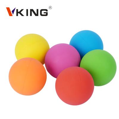 China Cat Toys Eco-friendly Colorful Solid Durable Rebound Ball Massage Rubber Soft Lacrosse Ball Set Custom Logo for sale