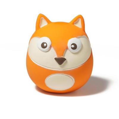 China Hot Selling Red Fox Ball Latex Ball Viable Dog Toy Pet Toy for sale