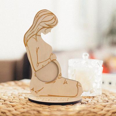 China AVAILABLE CURRENT Europe Pregnant Women Gift Ideas Ultrasound Picture Frame Sonogram Frame Love At First View Ultrasound Frame for sale