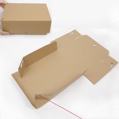 China Recycled Materials Amazon eBay Shopee E-commerce Three Layers Mailing Box Corrugated Paper Shipping Cardboard, Shipping Flat, Quick Assemble, Small Size for sale