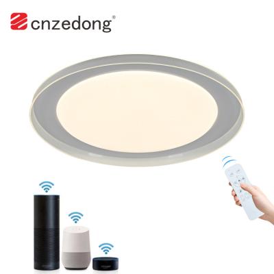 China Modern Nordic RGB Color-changing New Smart Remote Control Bedroom Round Balcony Led Ceiling Lights for sale