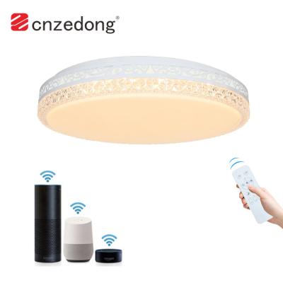 China Popular high brightness modern bedroomd intelligent control popular smd 24watt 48watt smd led ceiling light for sale