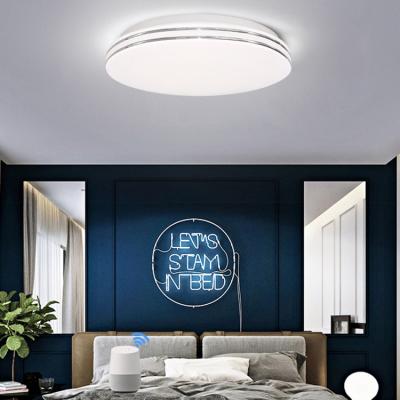 China Factory wholesale price modern lobby smart decorative 24w round led ceiling lamp for sale