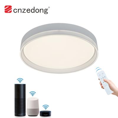 China Factory Wholesale Modern Surface Mounted Smart Indoor Lighting Control PMMA RGB Led Ceiling for sale