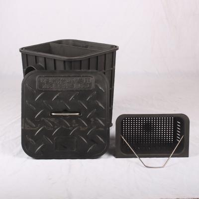 China Sewage Grease Trap Oil Water Separator Machine Sewage Recycling Equipment For Kitchen Polypropylene Grease Trap for sale