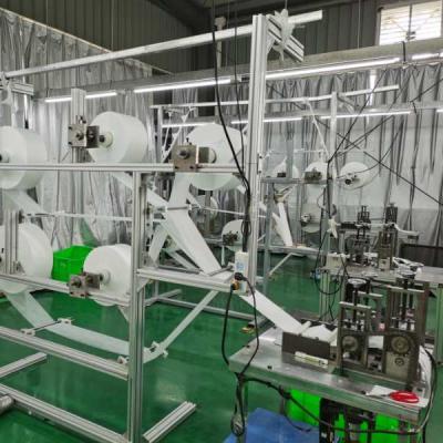 China Face Mask Making Mac Fully Automatic Fish Shape Face Mask Making Machine Disposable KF94 Face Mask Selling Making Machine for sale