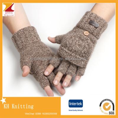 China Soft Fingerless Mittens Hand Knitted Soft Fingerless Mittens Dismantle Superior Woolen Fingerless Mittens for sale