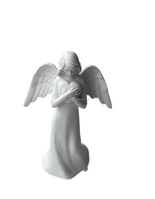 China Wholesale Custom Handmade White Porcelain Angel Fairy Figurines from Europe for Home Decorations for sale