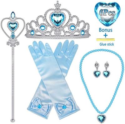 China Princess Dress Up Jewelry dress up set for girls jewelry accessories with crowns, necklaces, wands, rings, earrings bracelets/ for sale