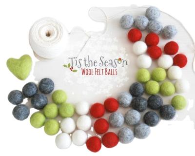 China Decoration felt balls - Christmas felt balls for sale