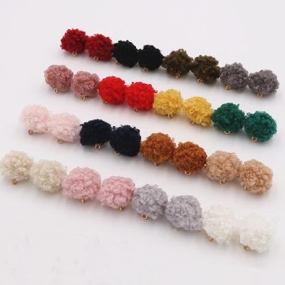 China China DIY Craft Handmade Accessories 15 Mm Arts Colored Pom Poms for sale