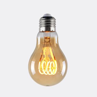 Κίνα A60 του Edison το Soft Globe Filament Bulb 4w ηλέκτρινο σαφές ύφος οδήγησε τη σφαίρα ινών προς πώληση