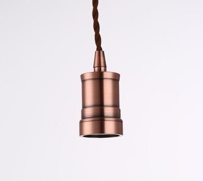 Chine Support de rétro ampoule E26/E27 pendant en aluminium pendante d'or en bronze de douille à vendre