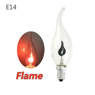 China C35 3w E14 führte Flammen-Glühlampe, das wie Cer 1400-1600 der Flammen-K Rohs genehmigte aussehen zu verkaufen