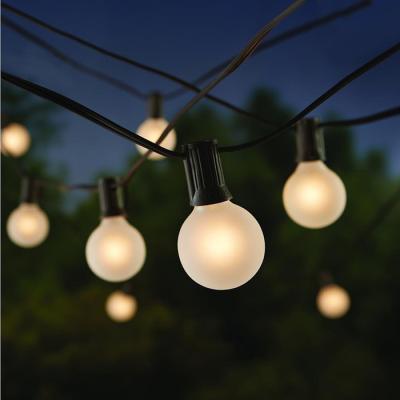 China 25ft Outdoor Decorative String Lighting G40 Led String Lights 20000 Hrs Life for sale