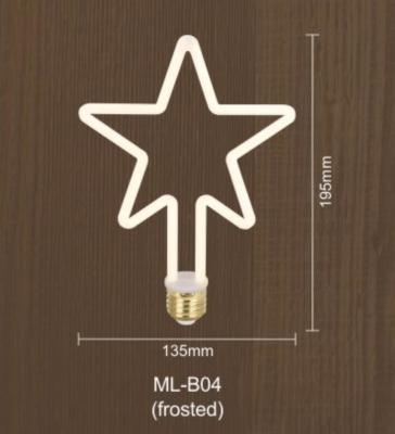 China Weihnachtsdekoration 8w E26 führte Birnen-Dimmable gebogene geformte Birnen zu verkaufen