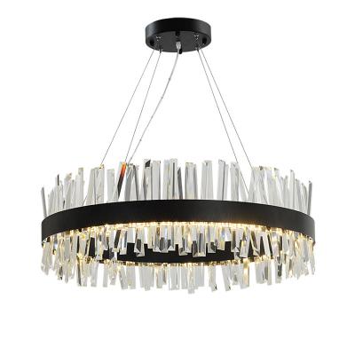 China Zwart Gouden Modern Tegenhangerlicht om Licht 50/60hz van de Kristaltegenhanger Te koop