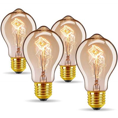 China Retro Edison Bulb Light A60 40w 220v E27 For Living Room , Bar , Hotel for sale