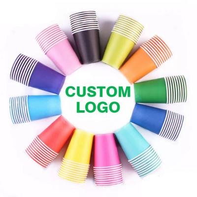 China Wholesale Ripple Wall Bulk Cheap Promotional Customized Logo Printed Paper Cup for sale