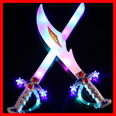 China Party LED Flashing Toy Sword: lightning bolt with music party LED flashing toys sword for sale