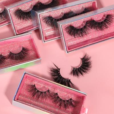 China Natural Soft Eyelash Customized Natural Silk Handmade Faux Mink Strip Eyelashes Lashes Private Label False Eyelashes for sale