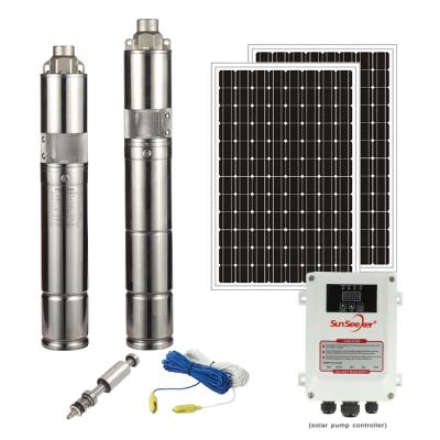 China 2020 High Quality Irrigation and Agriculture Factory Electricity Deep Solar Water Pump Set 3