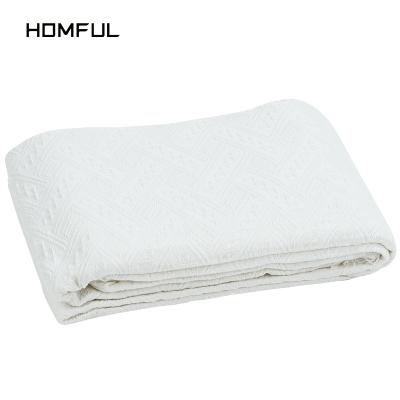 China HOMFULglamping COTTON wholesale camping outdoor portable blanket mattress tassel blanket outdoor camping tablecloth for sale