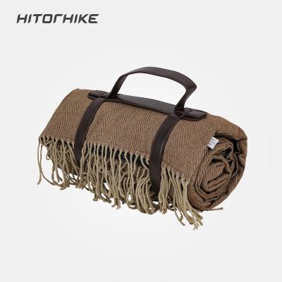 China Wholesale New Arrival Acrylon+PEVA Hitorhike Tassel Blanket Picnic Outdoor Portable Waterproof Mattress for sale