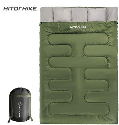 China Hitorhike Inventory Available Size 3-Season Double Waterproof Ultralight Large Camping Envelope Type Sleeping Bag for sale