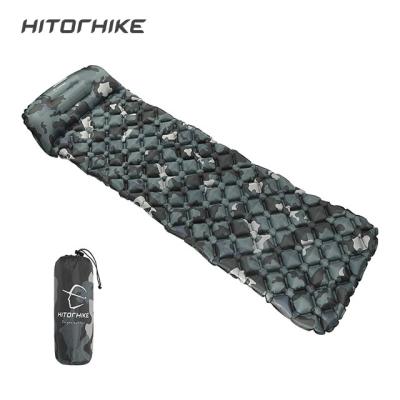 China Hitorhike Mattress Sleep Pad Quick Inflate Outdoor Lightweight Camping Inflatable Mat With Pillow Only 550g for sale