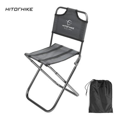 China Easy Folding Hitorhike Chair Outdoor Lightweight Fishing Small Size Camping Hiking Chair Seat Stool for sale