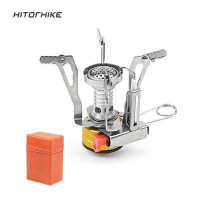 China Hitorhike Portable Mini Outdoor Backpacking Camping Ultralight Portable Stoves with Piezo Ignition for sale