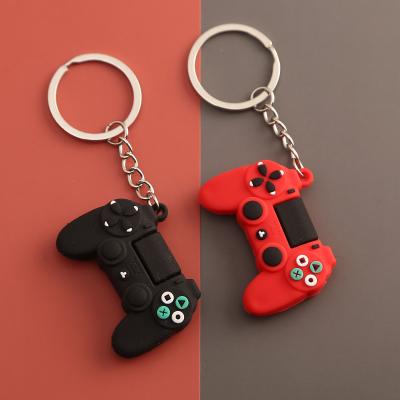 China Key Chain 2021 Game Keychain Creative Cute Simulation Gamepad Rubber Key Holder Gift For Boyfriend Holder Trinket for sale