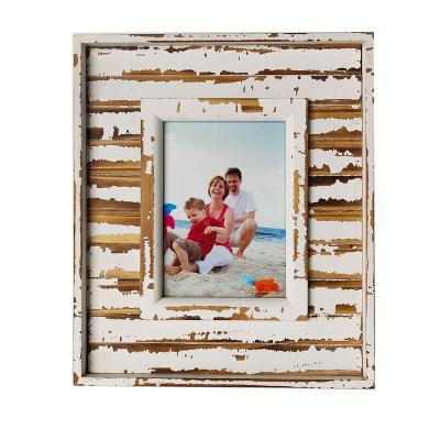 China Wood AHOME 5x7 2021 Hand Made My Framing Home Decor Distressed Wood Picture Frame for sale