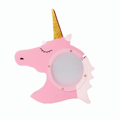 China AHOME Unicorn Cartoon Piggy Bank Chinese Cheap Lovely Resin Cute Gift Atmosphere Car Money Box for sale