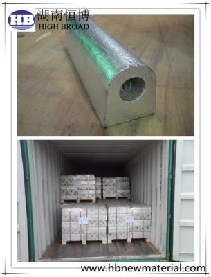 China Magnesium Alloy Sacrificial Anodes 17 lbs 32 lbs 50 lbs D shape for sale