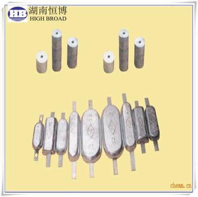 China Sacrificial Zinc Anode for Ships for sale